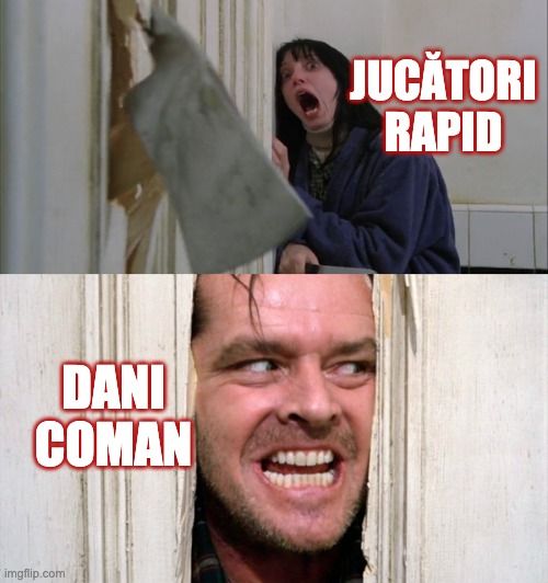 Dani Coman pare favoritul multor fani ai Rapidului