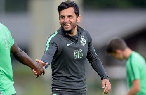 Nicolae Dică la antrenamentele FCSB
