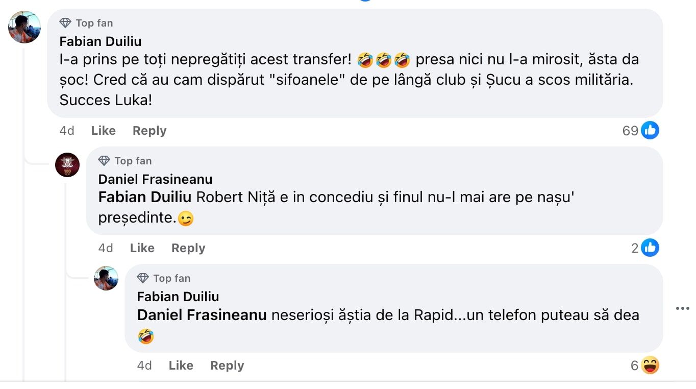 Fani rapidiști bucuroși că presa nu află ce transferuri face clubul